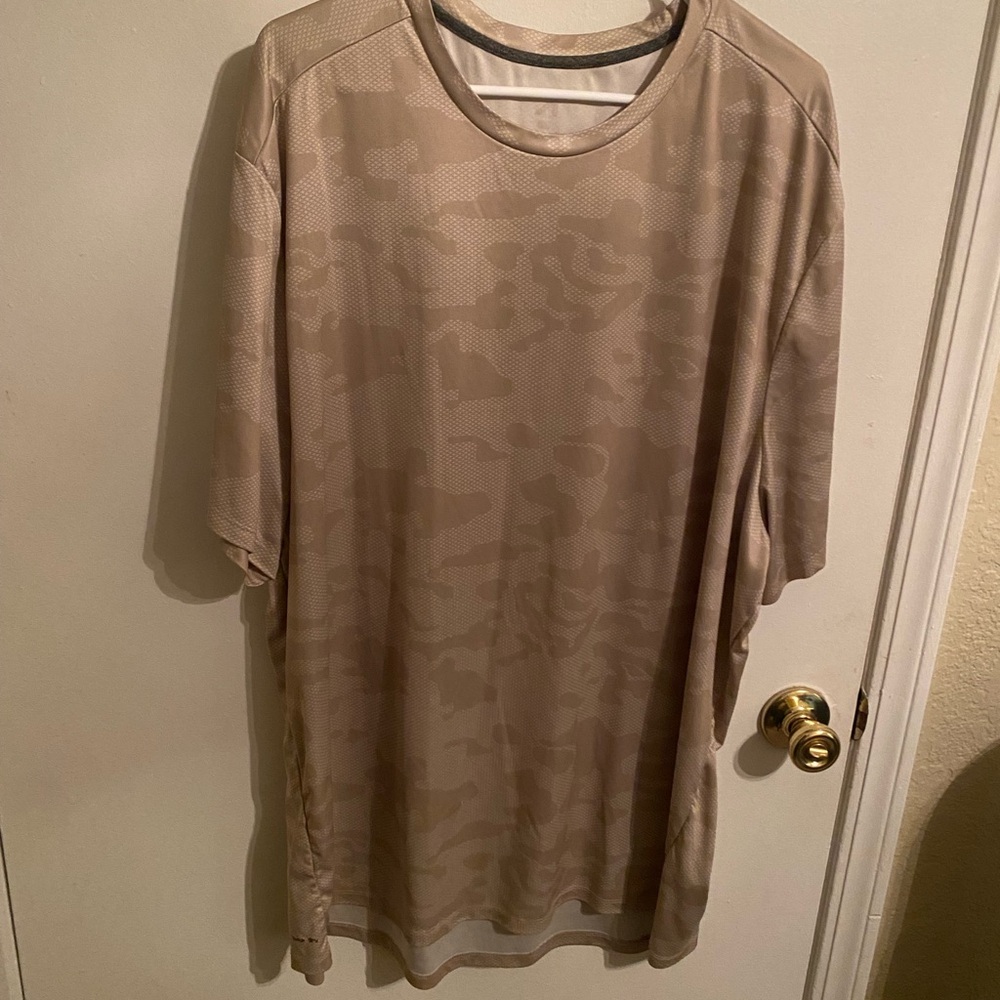Men's Beige Camouflage Shirt